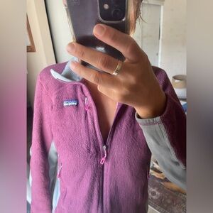 Patagonia fleece zip up jacket